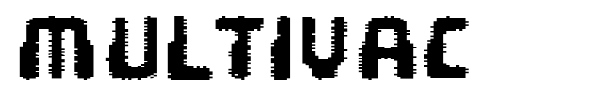 Multivac font