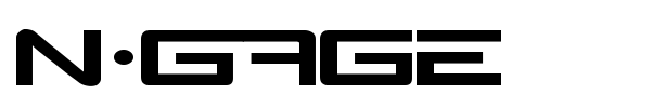 N-Gage font