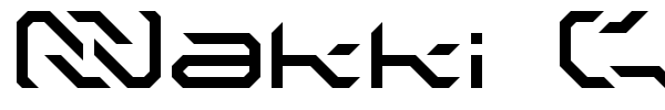 Nakki LDR font