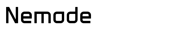 Nemode font