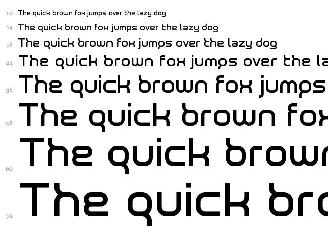 Neutron font waterfall