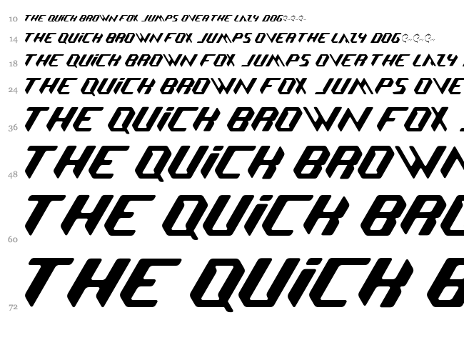 Nicomedia font waterfall