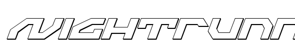 Nightrunner font