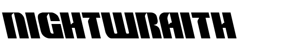 Nightwraith font