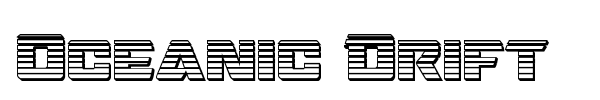 Oceanic Drift font preview