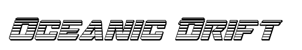 Oceanic Drift font preview