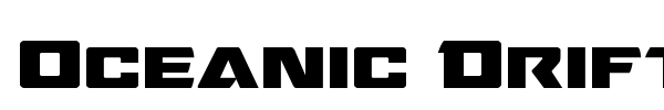 Oceanic Drift font preview