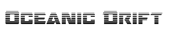 Oceanic Drift font preview
