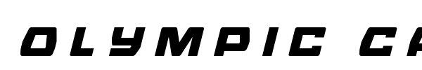 Olympic Carrier font