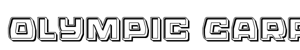 Olympic Carrier font preview