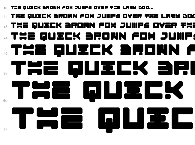 Omega 3 font waterfall
