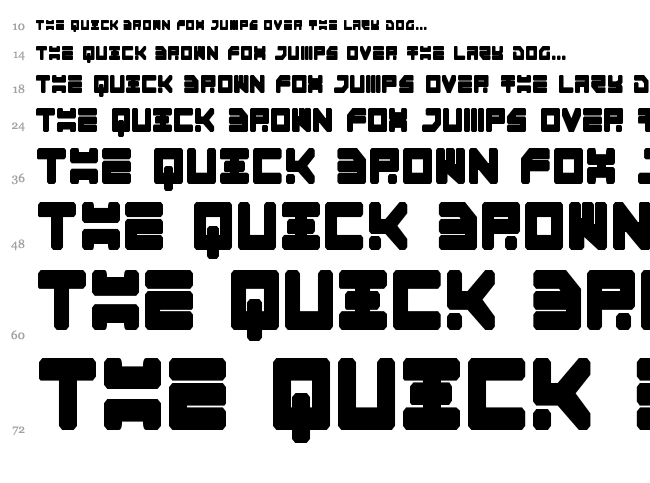 Omega 3 font waterfall