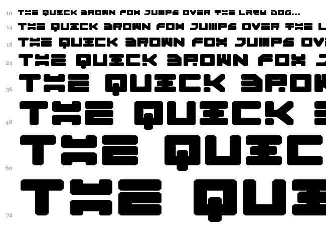 Omega 3 font waterfall