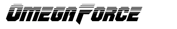 OmegaForce font