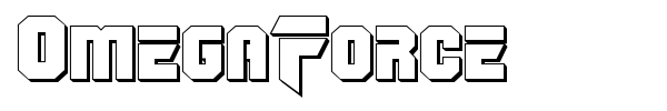 OmegaForce font preview