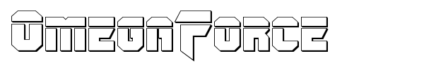 OmegaForce font preview
