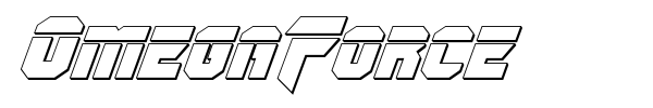 OmegaForce font preview