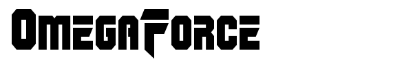 OmegaForce font preview
