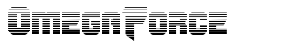 OmegaForce font preview