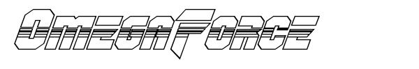 OmegaForce font preview