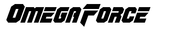 OmegaForce font preview