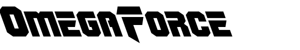 OmegaForce font preview