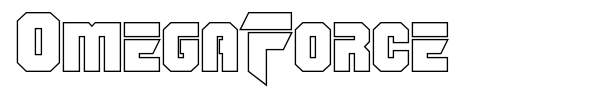 OmegaForce font preview