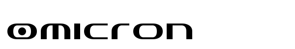 Omicron font
