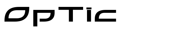 OpTic font