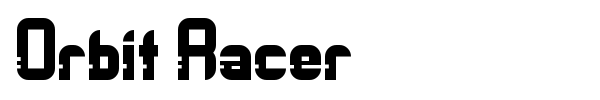 Orbit Racer font