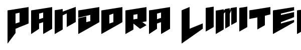 Pandora Limiter font