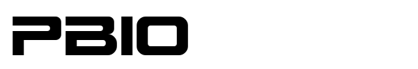 Pbio font