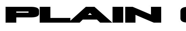 Plain O Matic font