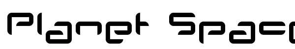 Planet Space font
