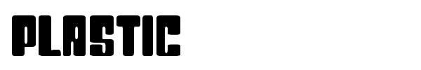 Plastic font