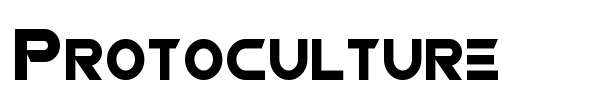Protoculture font