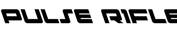 Pulse Rifle font