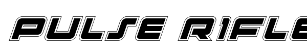 Pulse Rifle font preview