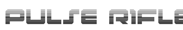 Pulse Rifle font preview
