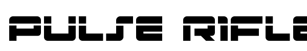 Pulse Rifle font preview