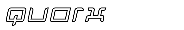 Quarx font