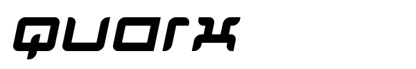 Quarx font preview