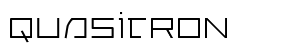 Quasitron font preview