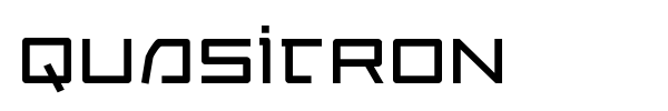 Quasitron font preview