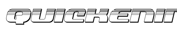 Quickening font