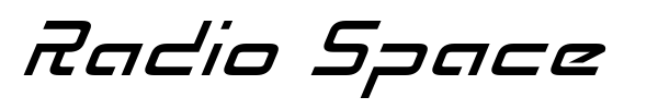 Radio Space font