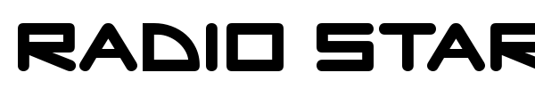 Radio Stars font