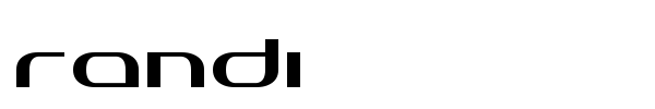 Randi font