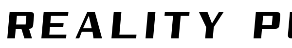 Reality Pursuit NC font