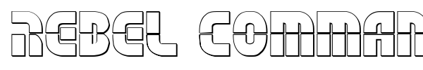 Rebel Command font preview